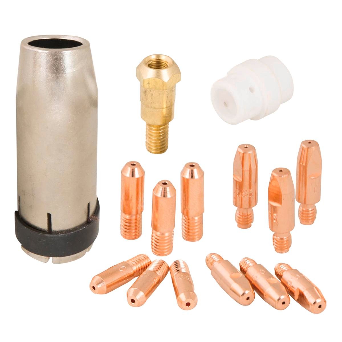 Bossweld MIG Torch Spares - 30 Pack - High Quality - Front End Consumables - SuperSaverAU - view 1