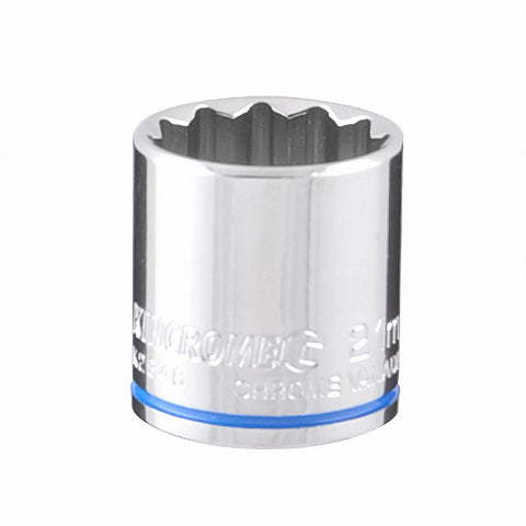 Kincrome 21mm 3/8" Drive Socket 12 Point Chrome Vanadium Steel