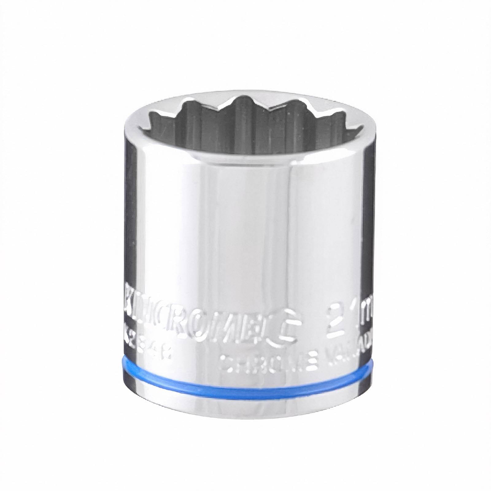 Kincrome 21mm 3/8" Drive Socket 12 Point Chrome Vanadium Steel