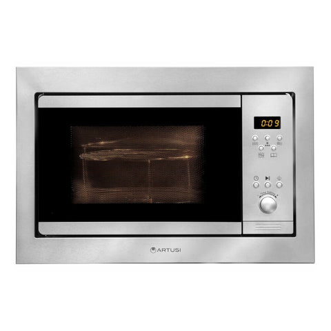 Artusi 25L Built-In Microwave Oven - Stainless Steel - Easi-Tronic Controls - 6 Auto Menus - AMO25TK1