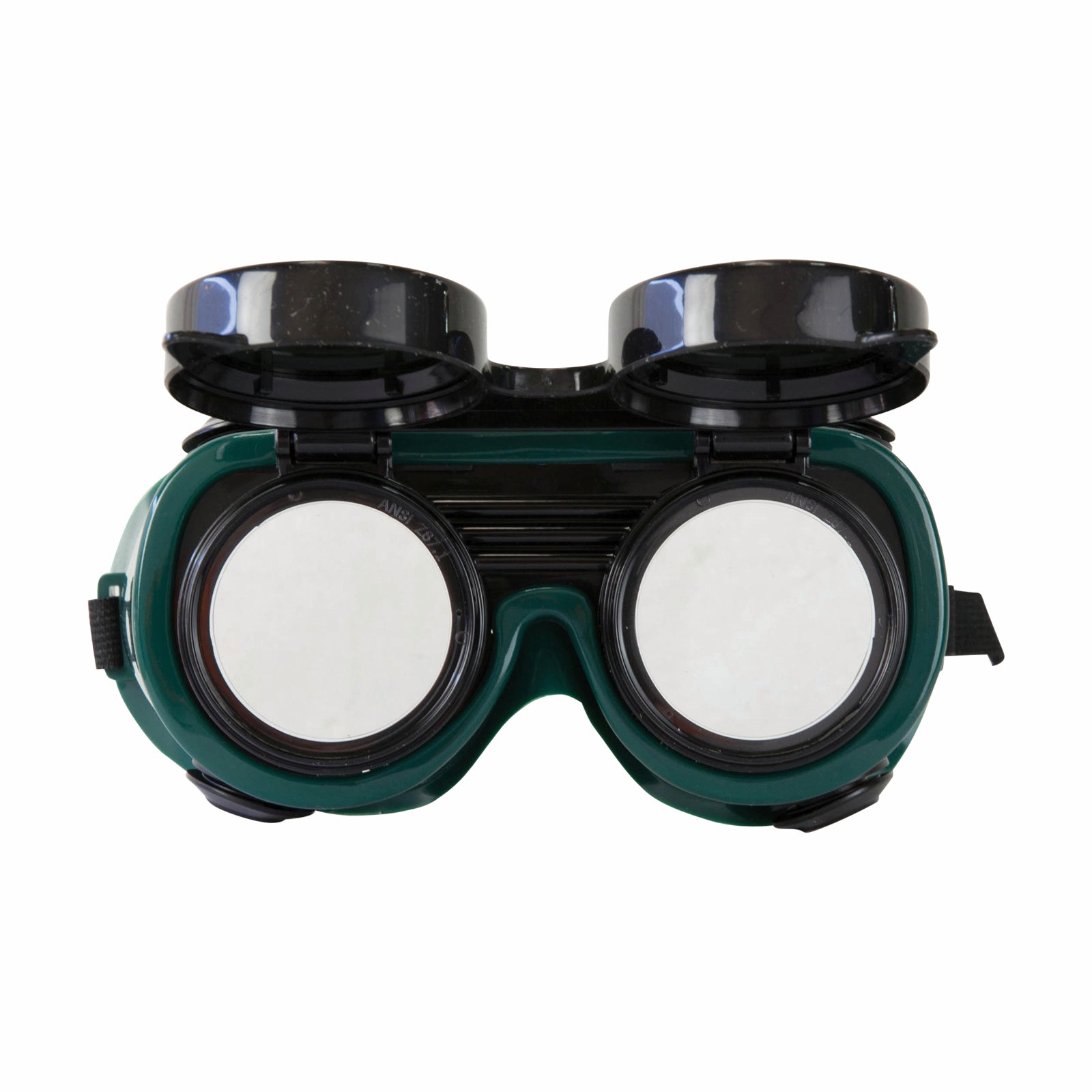 Bossweld Shade 5 Gas Welding Flip Up Goggles - Lightweight Oxy Cutting and Brazing
