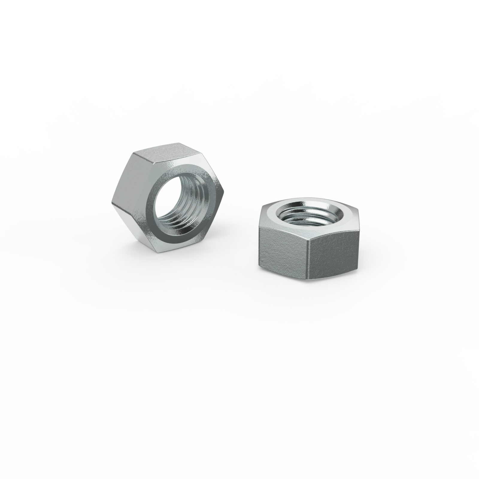 ZENITH M10 Zinc Plated 4.6 Grade Hex Nuts 50 Pack