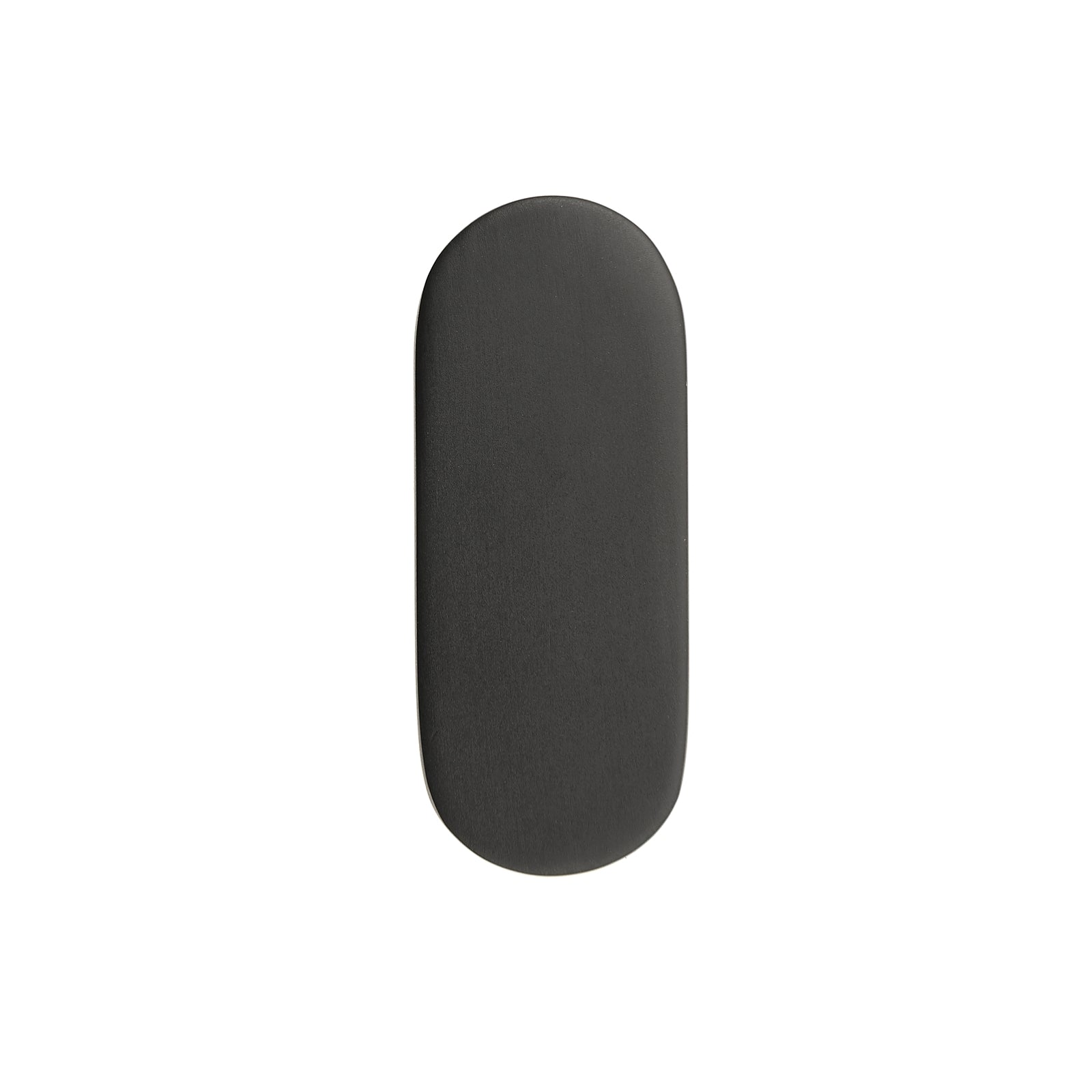 Zenith 62mm Matte Black Zinc Alloy Radius Robe Hook