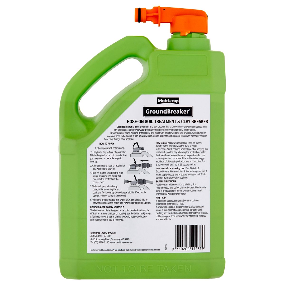 Multicrop Groundbreaker Hose - 2.8L - Soil Treatment - Clay Breaker - SuperSaverAU - view 2