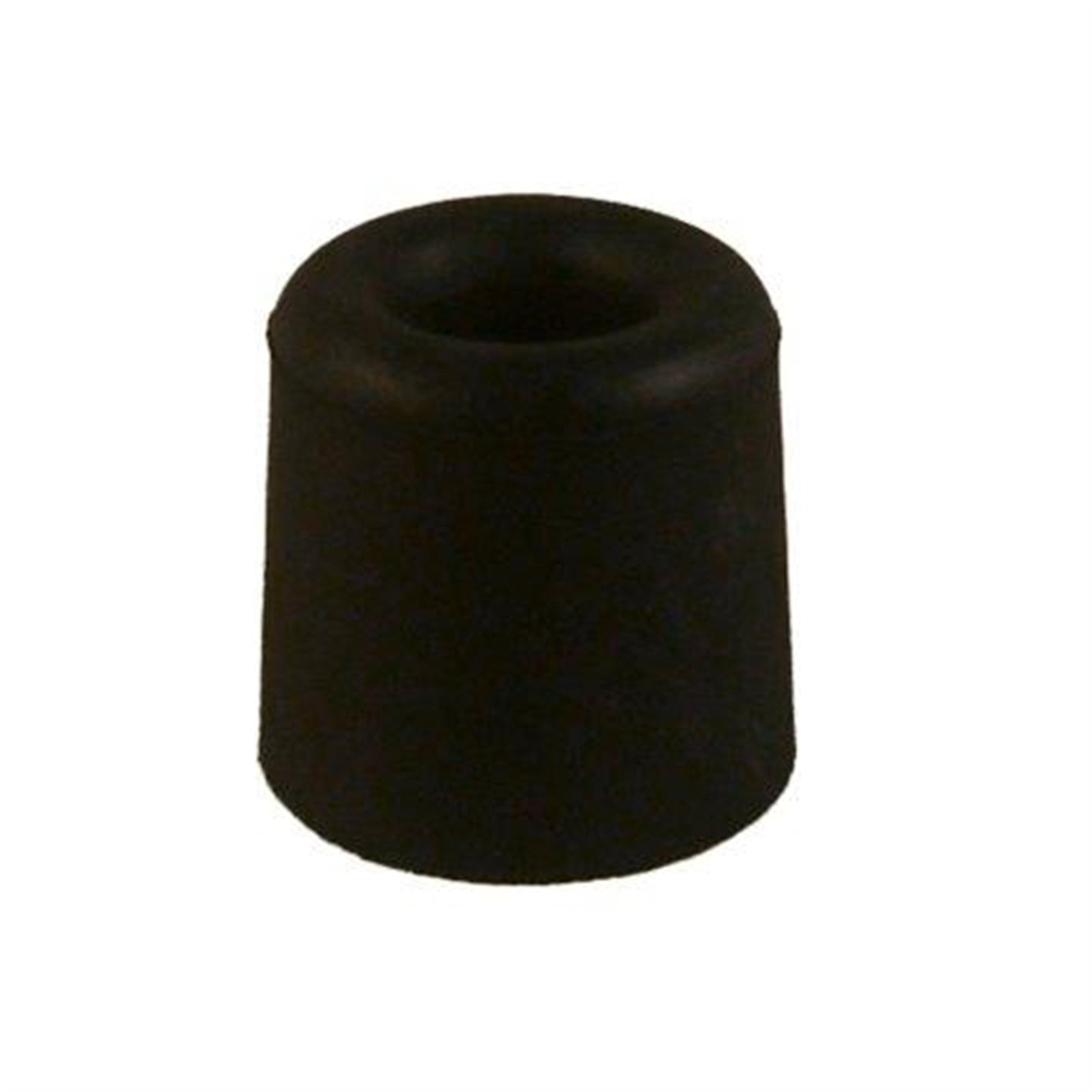Adoored 30mm Black Round Rubber Screw-In Door Stop