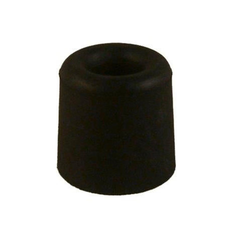 Adoored Round Door Stop - 30mm - Black Rubber - Interior/Exterior Use - SuperSaverAU - view 1