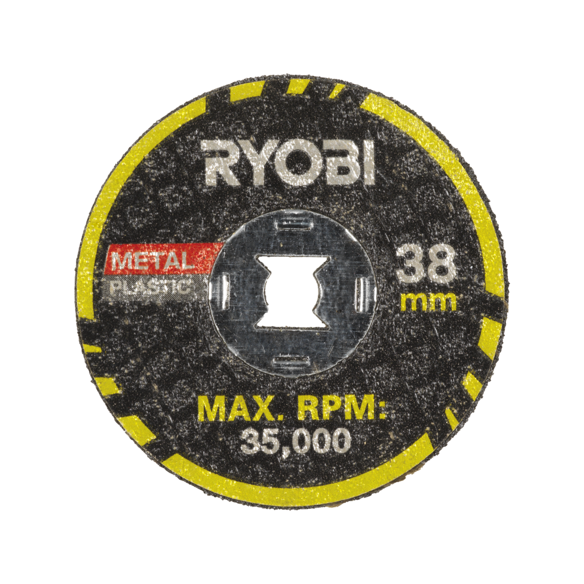 Ryobi Rotary Twist Lock Cutting Disc 5 Pack - 38mm - Fine Cuts - Metal & Plastic - SuperSaverAU - view 3