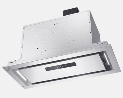 Trinity 52cm undermount rangehood - stainless steel facia, 750m³/h, remote control - TR913B52