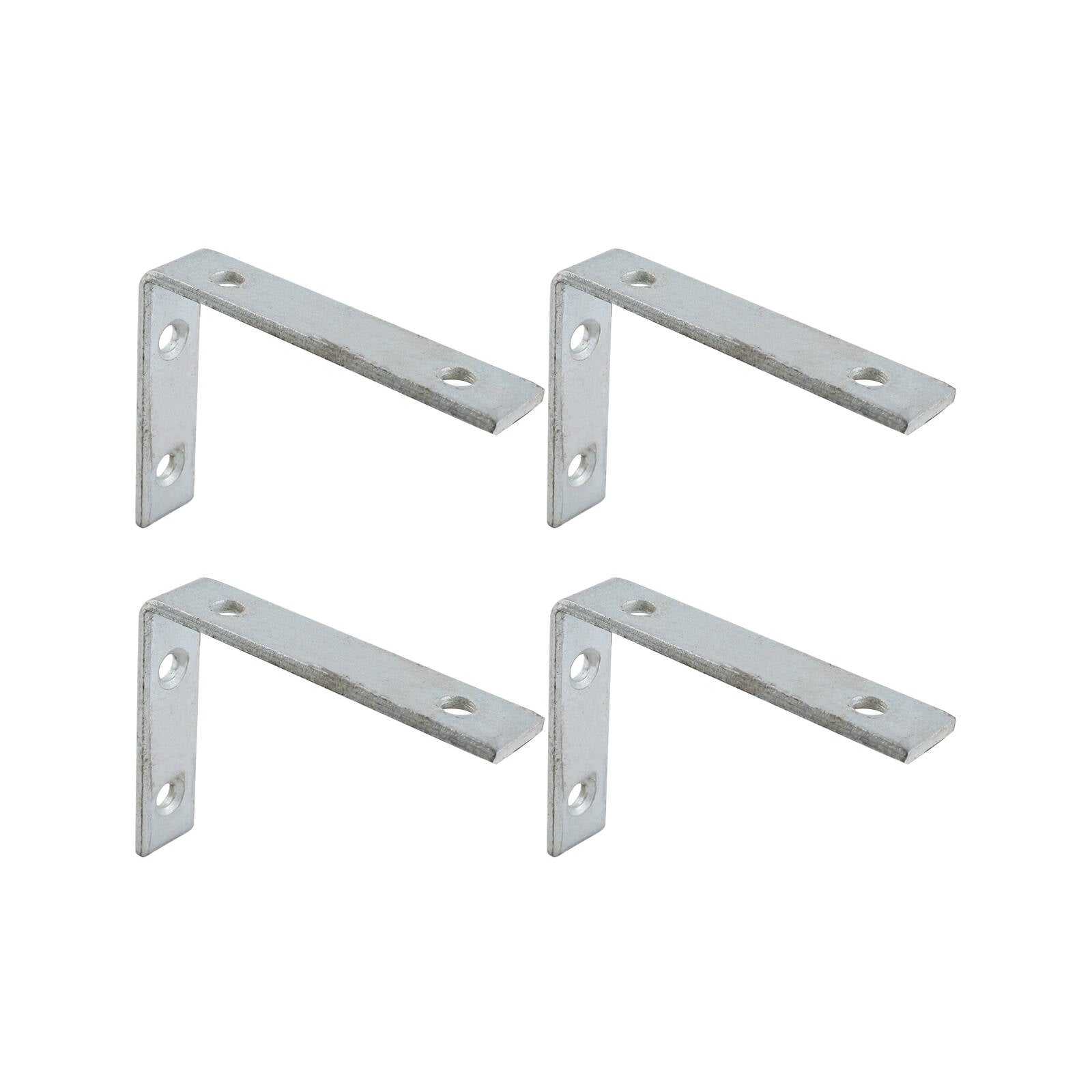 Carinya 100 x 75mm Zinc Plated Steel Heavy Duty Angle Bracket - 150kg Capacity