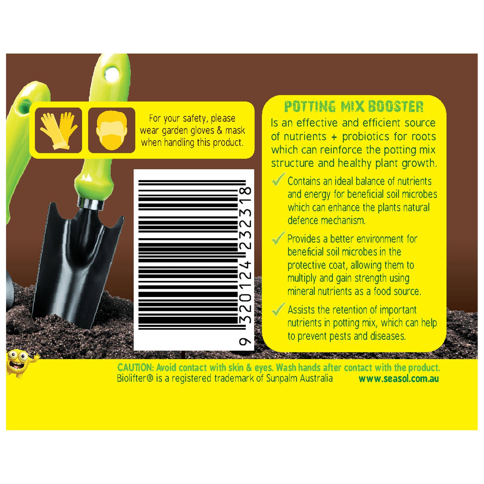 Seasol 500g Potting Mix Booster Tub - Slow Release Granular Fertiliser
