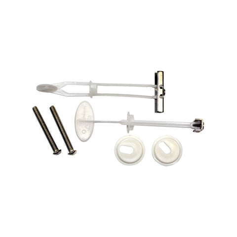FIX-A-LOO 240 x 125mm White Plastic Toilet Seat Blind Fixing Kit
