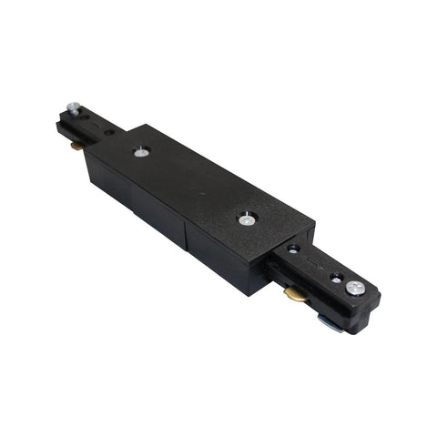 Mercator Single Track Circuit I Shaped Joiner - 117.5mm x 185mm x 35.5mm - Black Finish - 10A Load Capacity - SuperSaverAU - view 1