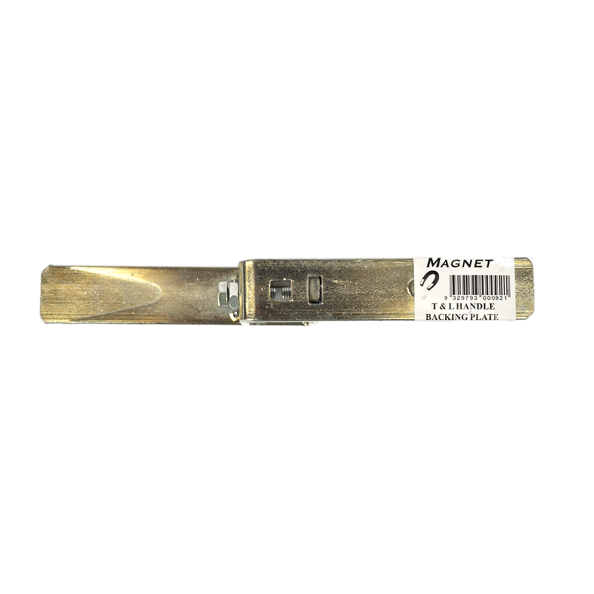 Magnet T&L Handle Backing Plate - 203mm - Steel - Easy Install - SuperSaverAU - view 1