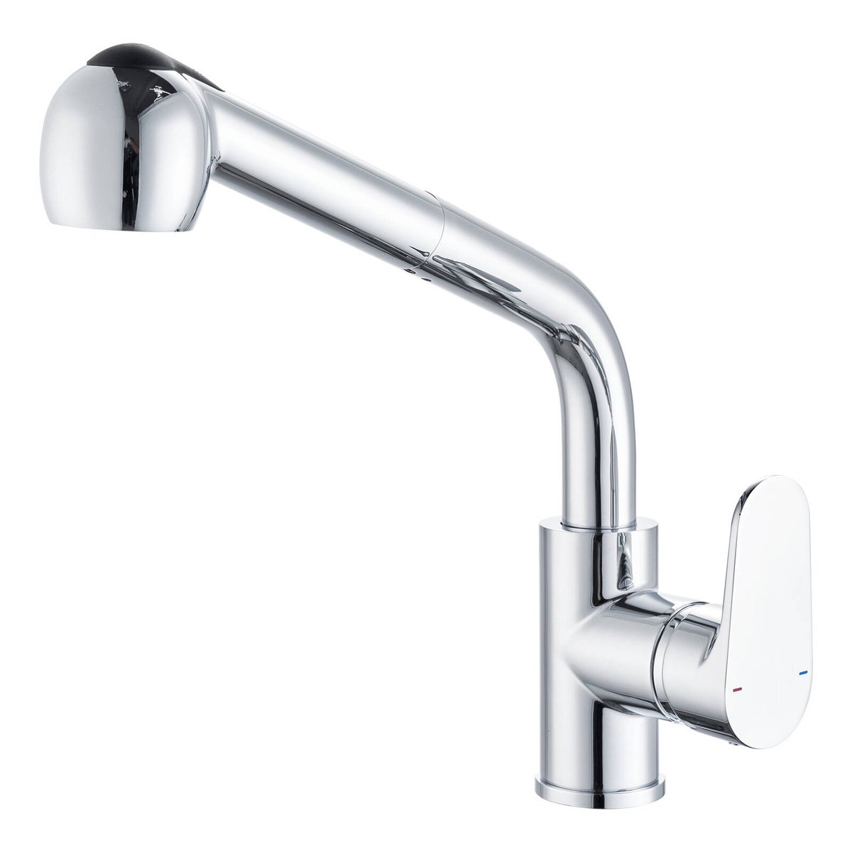 Mondella Cadenza 40mm Chrome Angled Multi-Function Sink Mixer, Stainless Steel, 6L/min WELS 5 Star