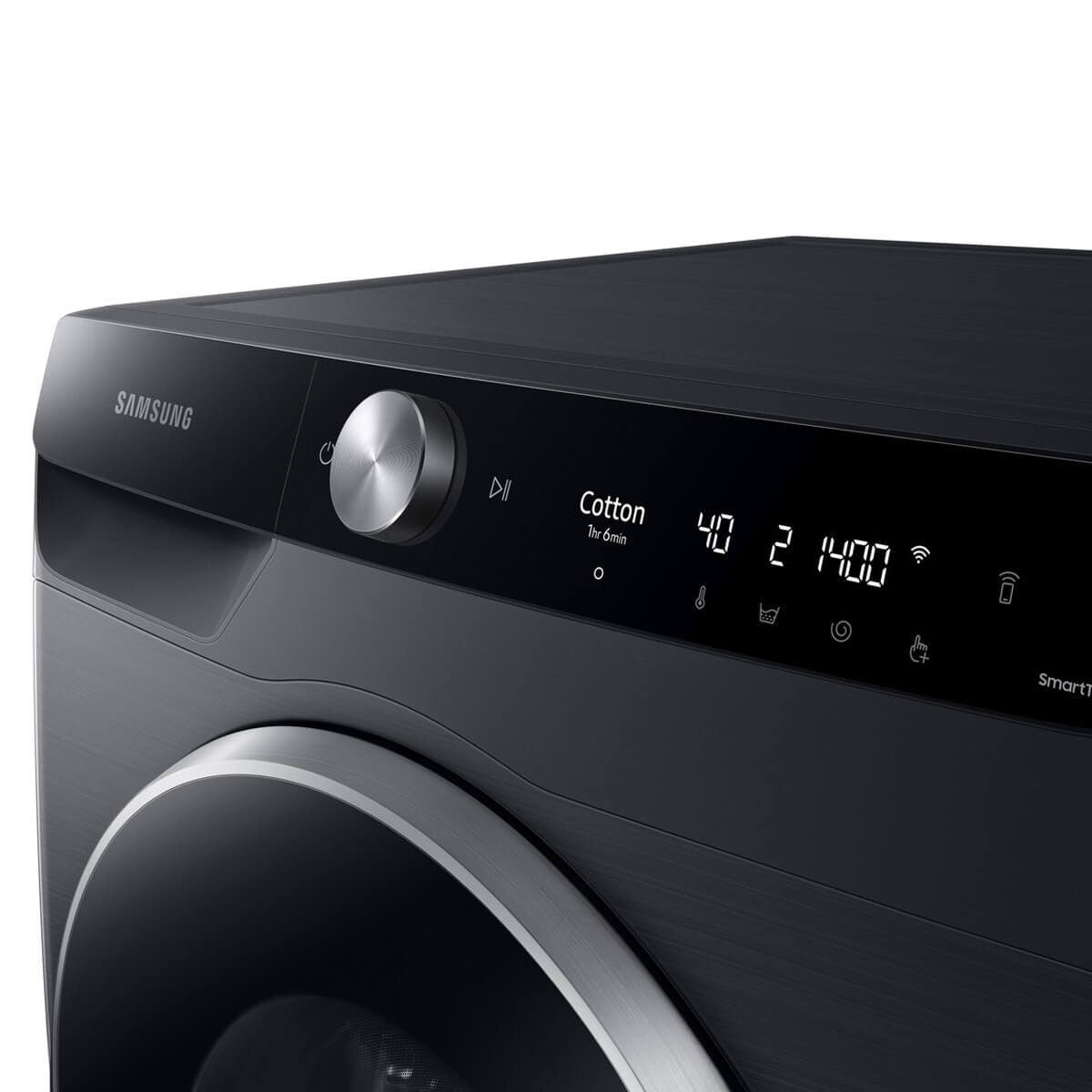 Samsung 11kg Smart Front Load Washing Machine - Black, SpaceMax, Hygiene Steam - WW11CG60ADLB