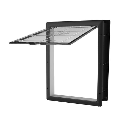 Hakuna Pets Large Black Essential Pet Door 300 x 420mm