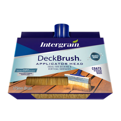 Intergrain 175mm DeckBrush Applicator Head for Exterior Timber Coatings