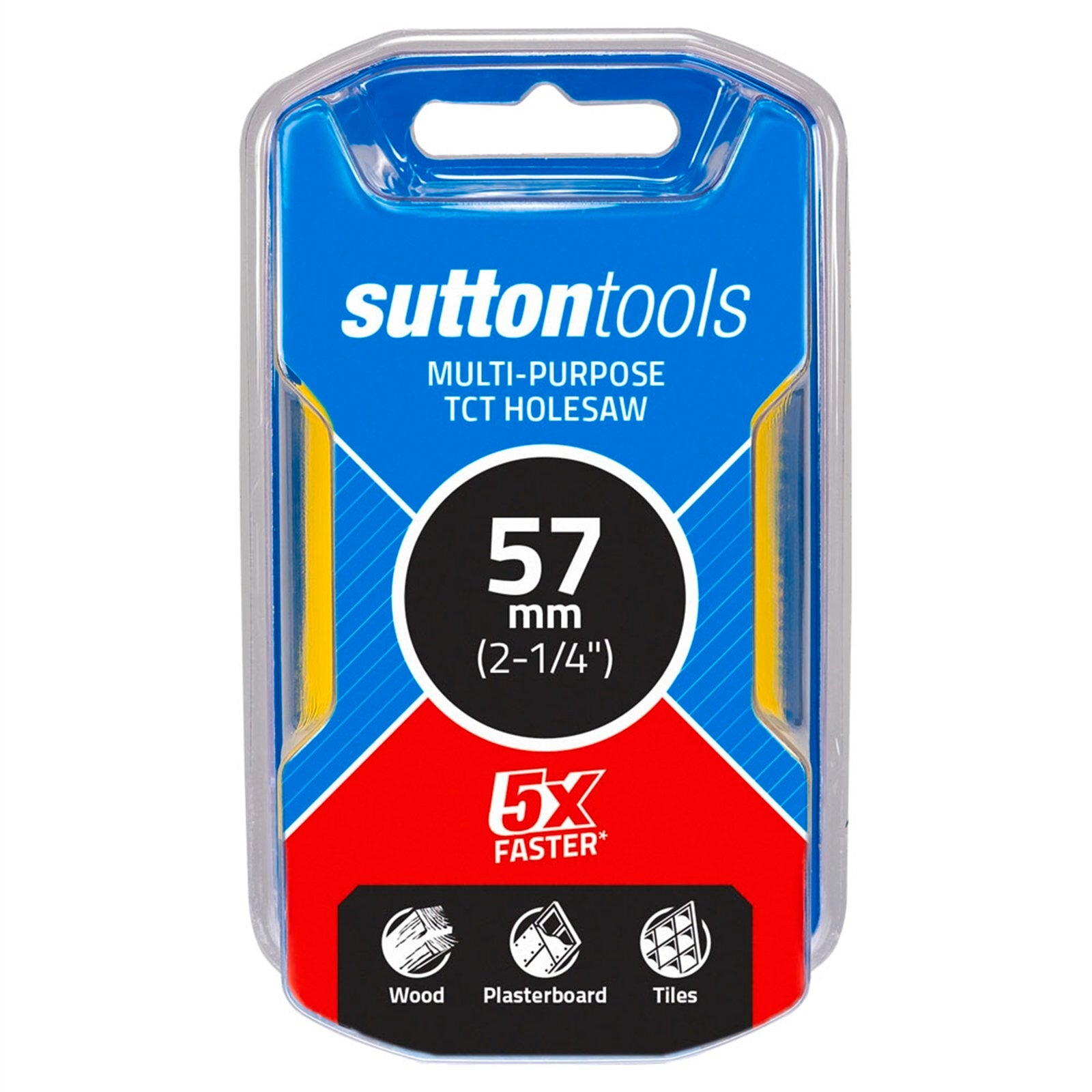 Sutton Tools 57mm TCT Multi-Purpose Seamless Holesaw