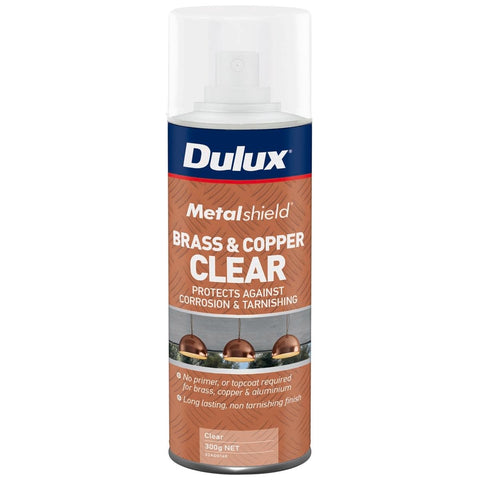 Dulux Metalshield Clear Spray - 300g - Copper - Protective Coating - SuperSaverAU - view 1