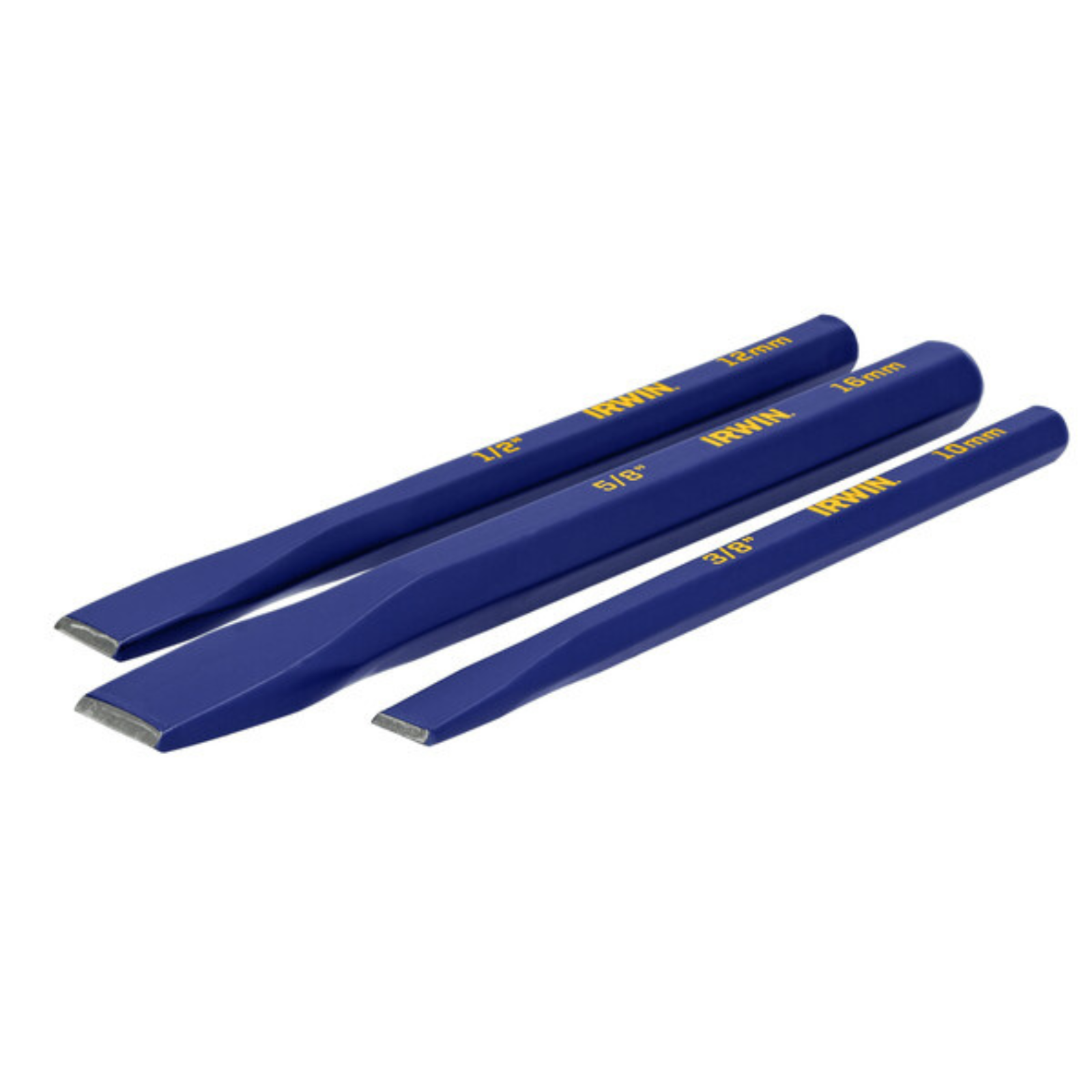 Irwin 3 Piece Cold Chisel Set, Forged Steel
