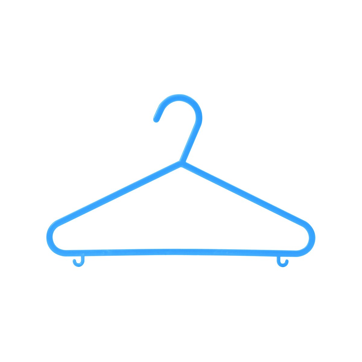 All Set Kids Clothes Hangers 12 Pack - Assorted Colour PP Children's Hangers