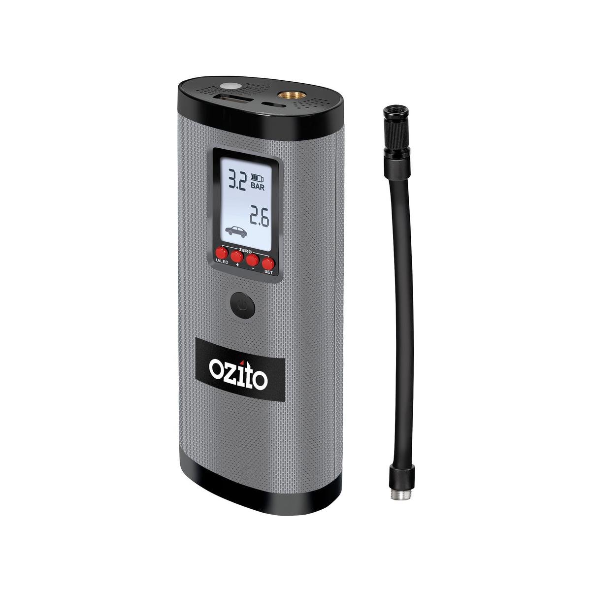 Ozito Cordless Inflator AIP-074 - 7.4V - High-Pressure - Portable Power Bank - SuperSaverAU - view 1