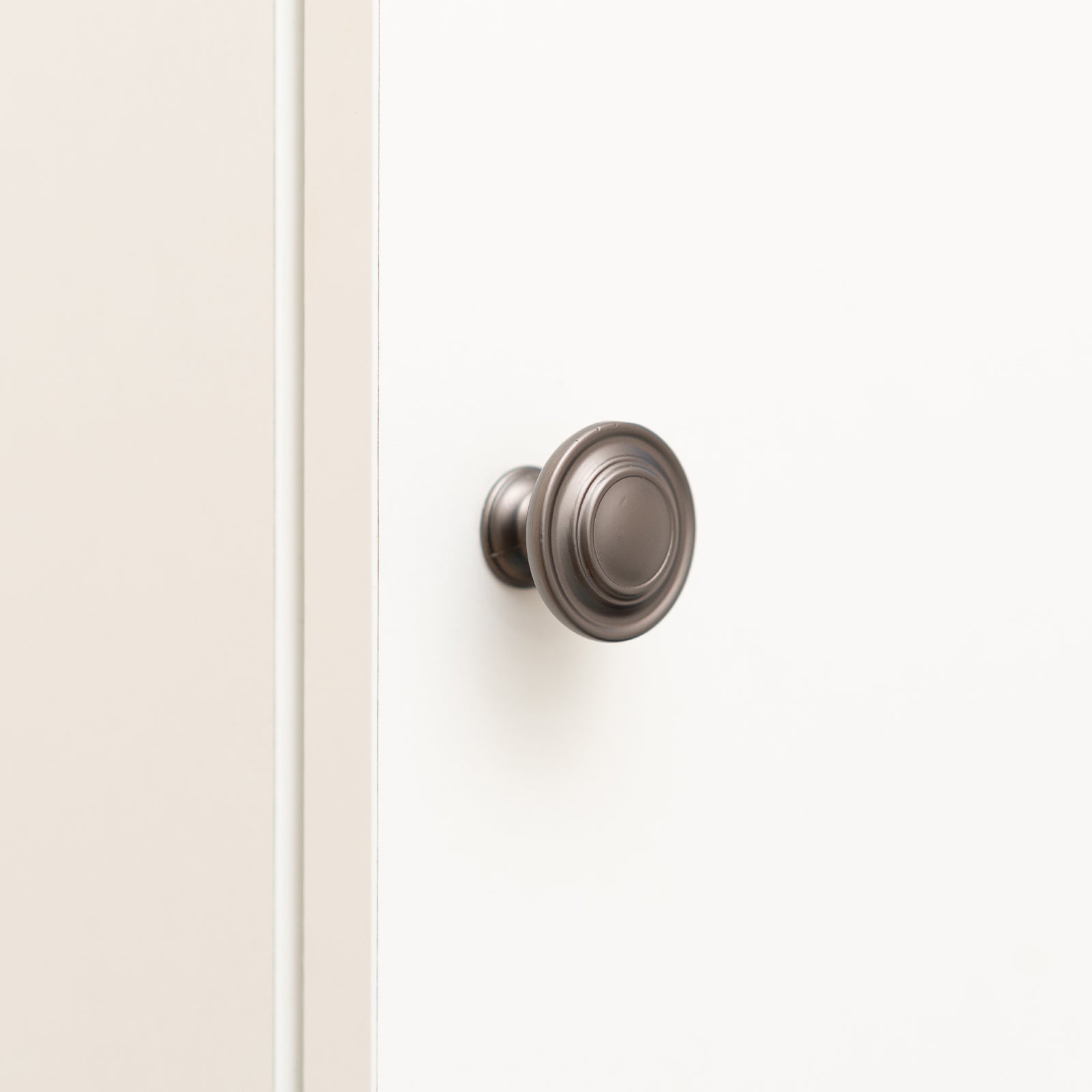 Taskmaster 34mm Gunmetal Round Cabinet Knob - Single, with Screw