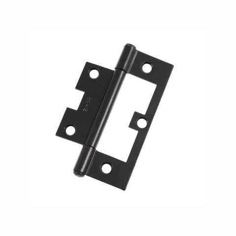 Lane Easy Fit Hinge - 90mm - Steel - Matte Black Finish - 2 Pack - SuperSaverAU - view 1