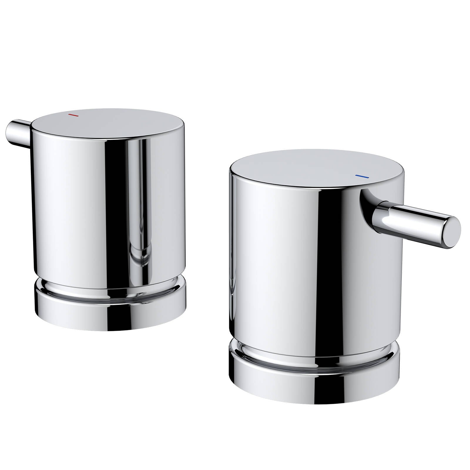 Caroma Luna Lever Basin Top Assemblies Brass Polished Chrome 1/2 Turn