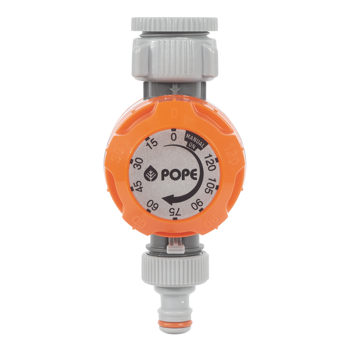 Pope 2 Hour Manual Tap Timer, Battery-Free Garden Watering