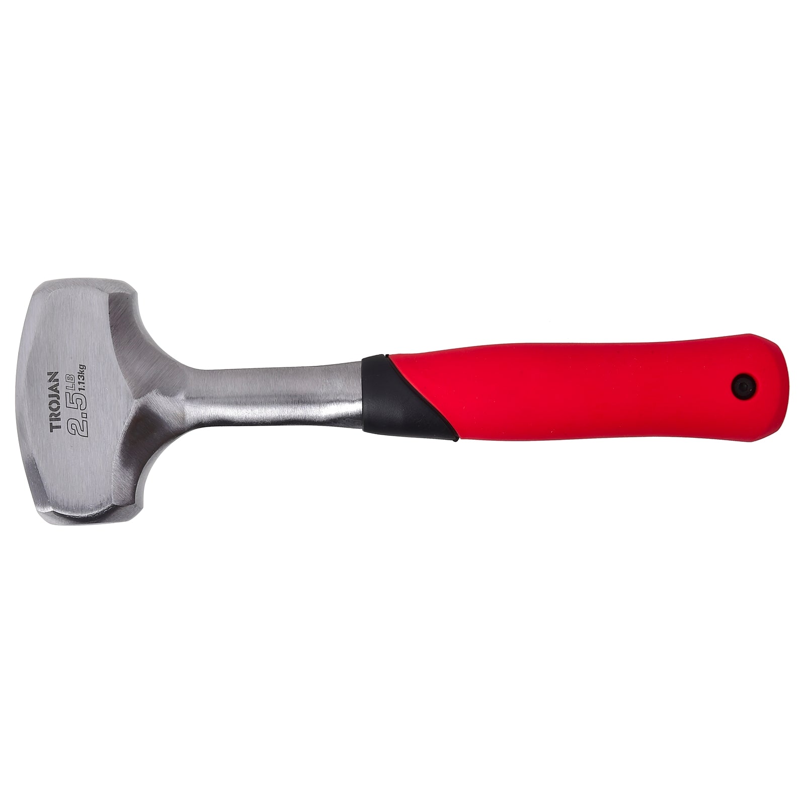 Trojan 1.1kg Steel Club Hammer Red and Black