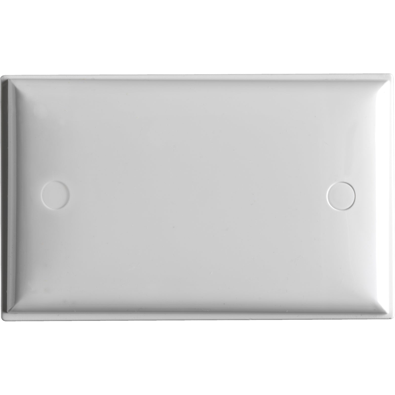 HPM White Blank Coverplate Standard Profile CD770/0WE