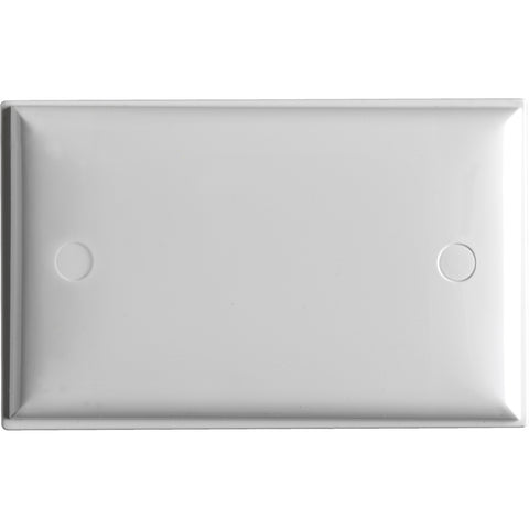 HPM White Blank Coverplate Standard Profile CD770/0WE