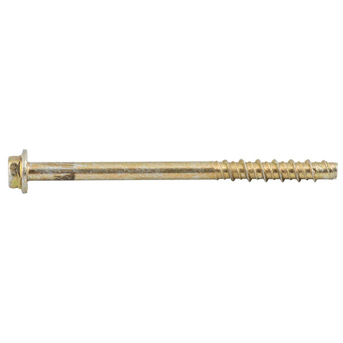 Ramset AnkaScrew 6 x 100mm Zinc-Plated Masonry Anchor - Flanged Hex Screw-In - 4 Pack