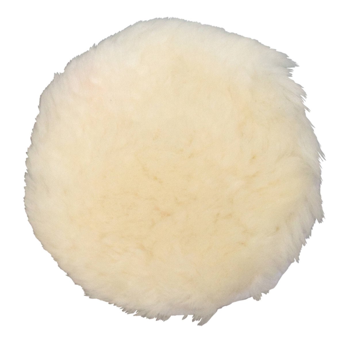 Josco 125mm Hook and Loop Lambswool Bonnet Polishing Pad
