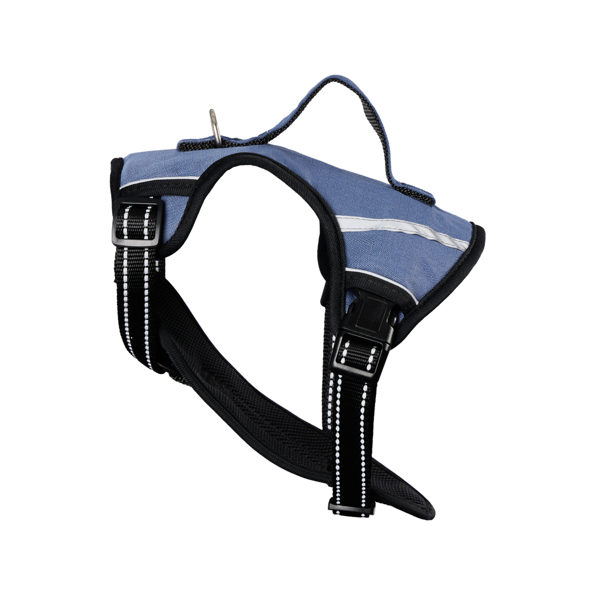 Happy Tails Explorer Dog Harness Medium, Adjustable 56-69cm, Reflective Padded