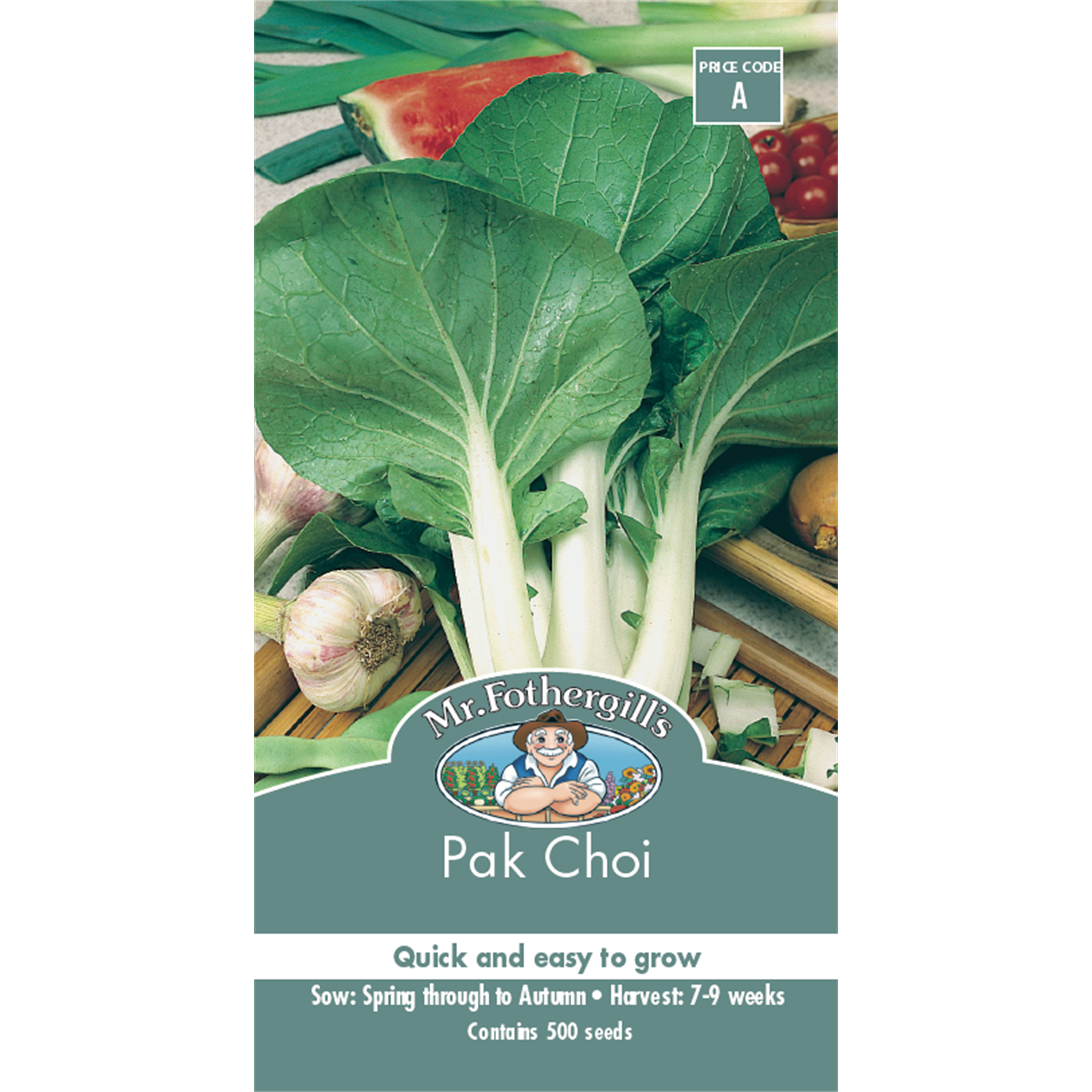 Mr Fothergill's Pak Choi Seeds - Quick-Growing Asian Greens