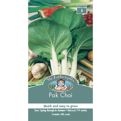 Mr Fothergill's Pak Choi Seeds - Quick-Growing Asian Greens