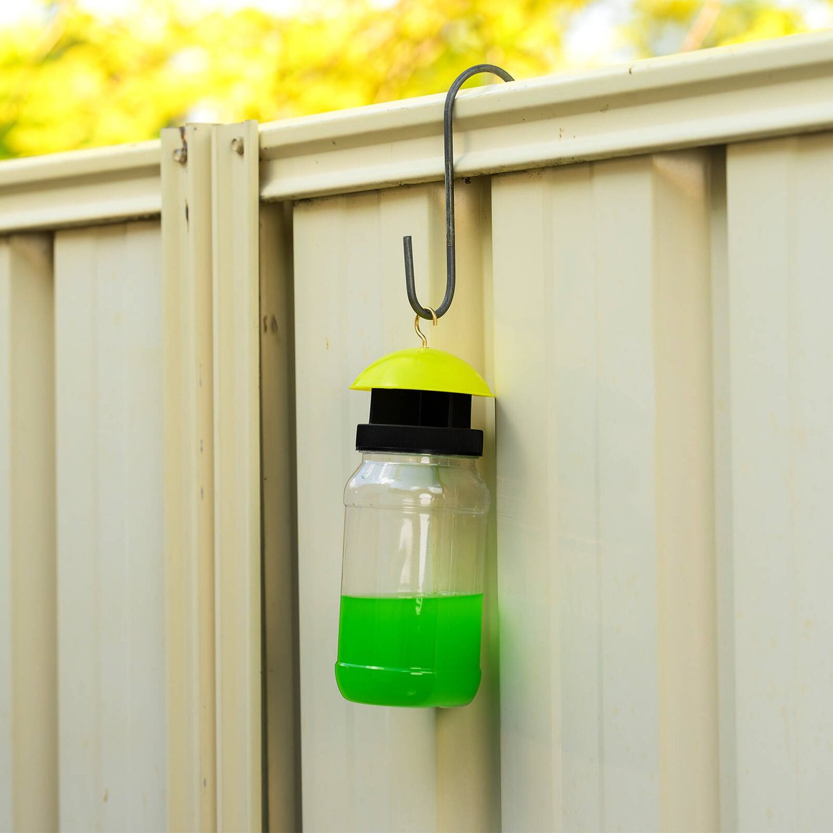 EnviroSafe Fly Trap 2 Pack - Reusable Outdoor Fly Traps, Food-Grade PET