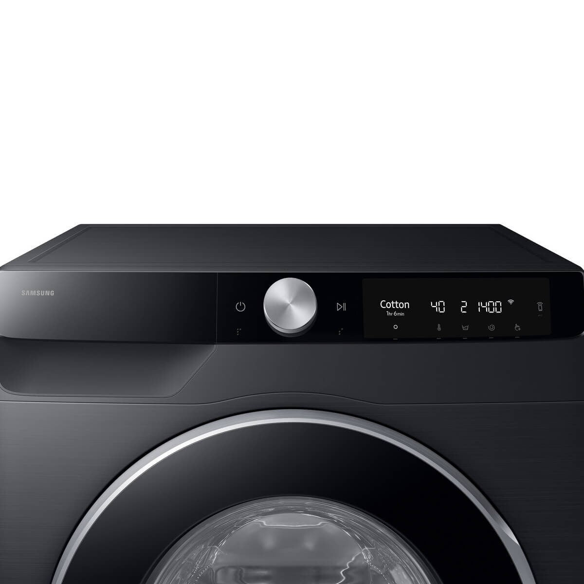 Samsung 9kg Smart Front Load Washing Machine - Black, Super Speed, SmartThings - WW90DG6U3ALB