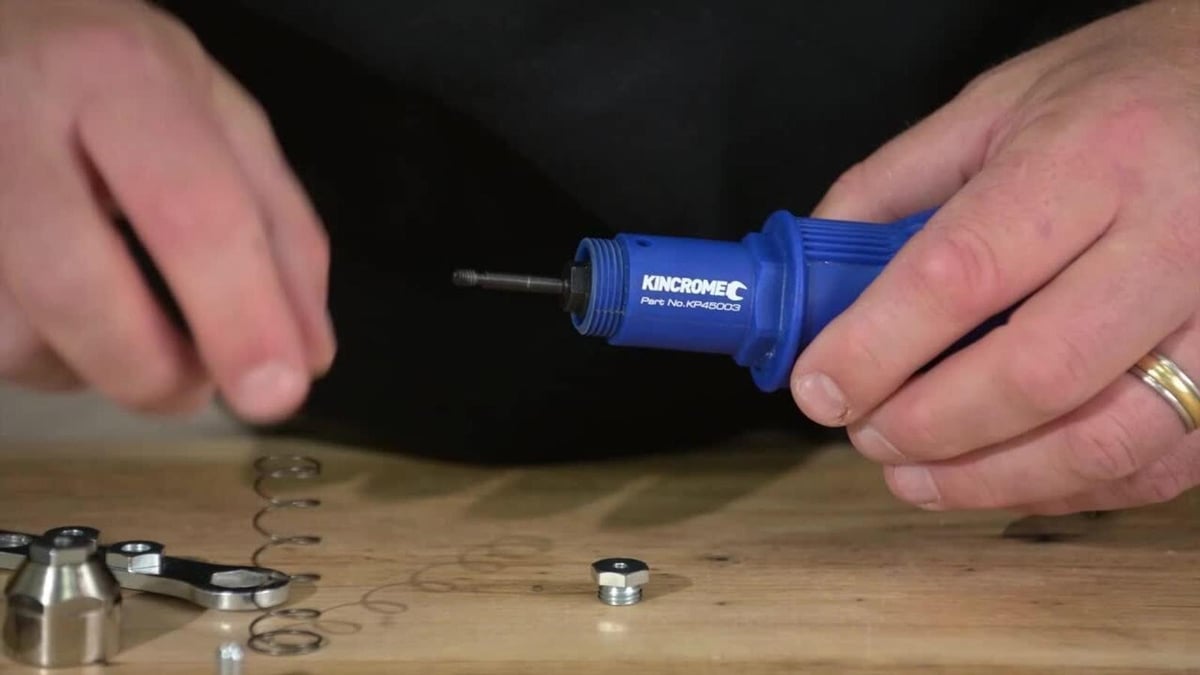 Kincrome EZI RIV-Nut Drill Attachment, Composite PA6-GF33 with Steel Internals, 1/4in Drive