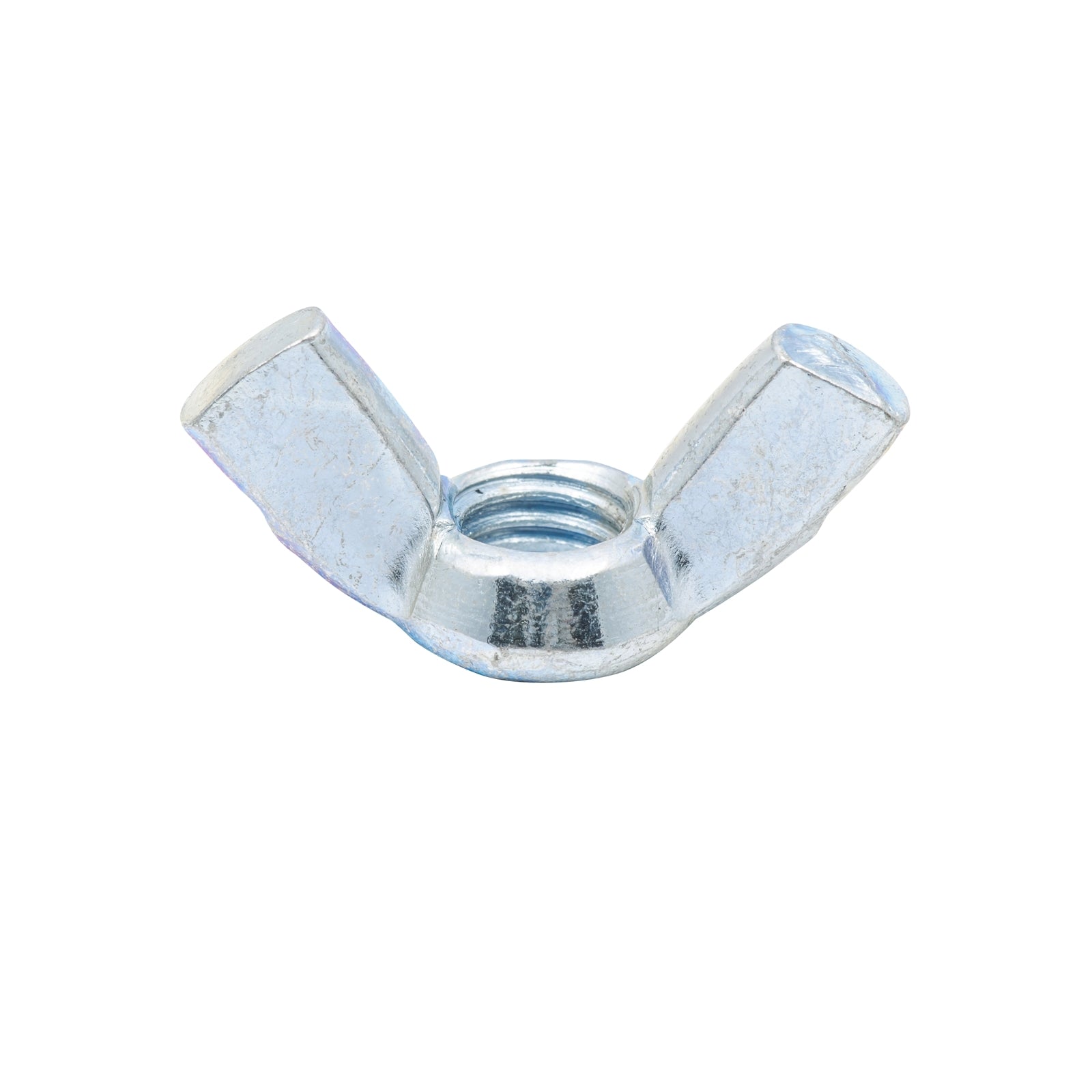 Zenith M8 Zinc Plated Steel Forged Wing Nuts - 3 Pack