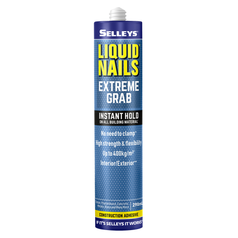 Selleys 290ml Liquid Nails Extreme Grab Construction Adhesive Sil-X Polymer