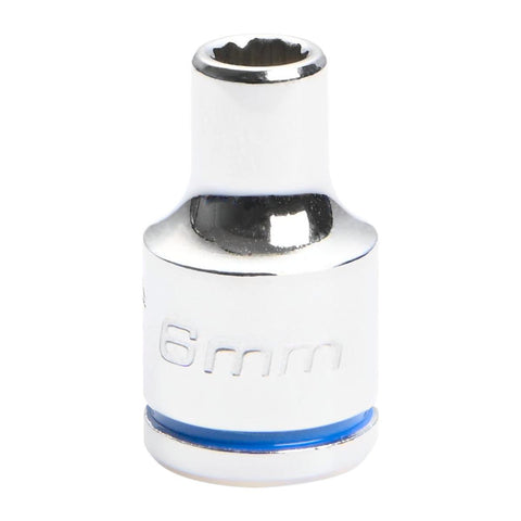 Kincrome 6mm 3/8 Drive Socket - Chrome Vanadium Steel - Rust Resistant - SuperSaverAU - view 1