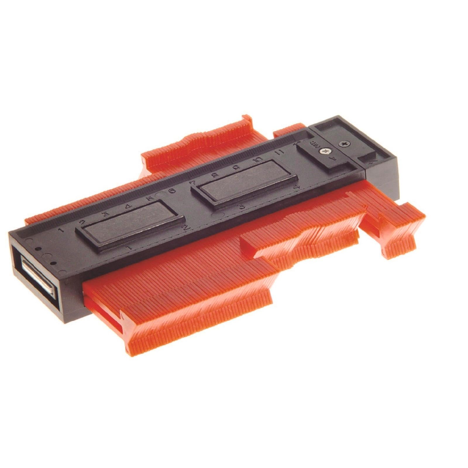 DTA 250mm Plastic Contour Tiling Gauge, PVC Profile Tool for Measuring Tiles
