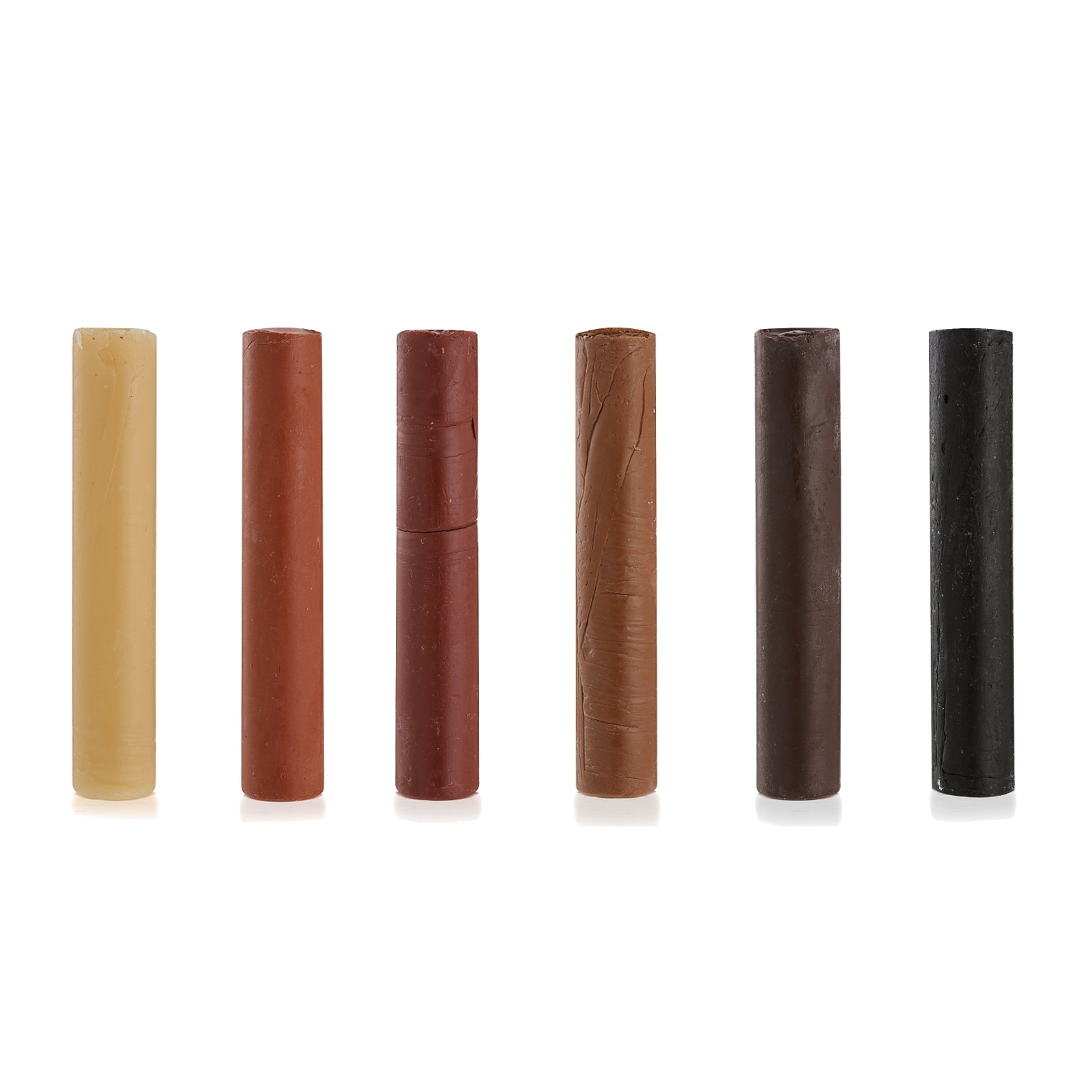 Gilly's Beeswax Filler Sticks 6 Pack Assorted Timber Tone Colours
