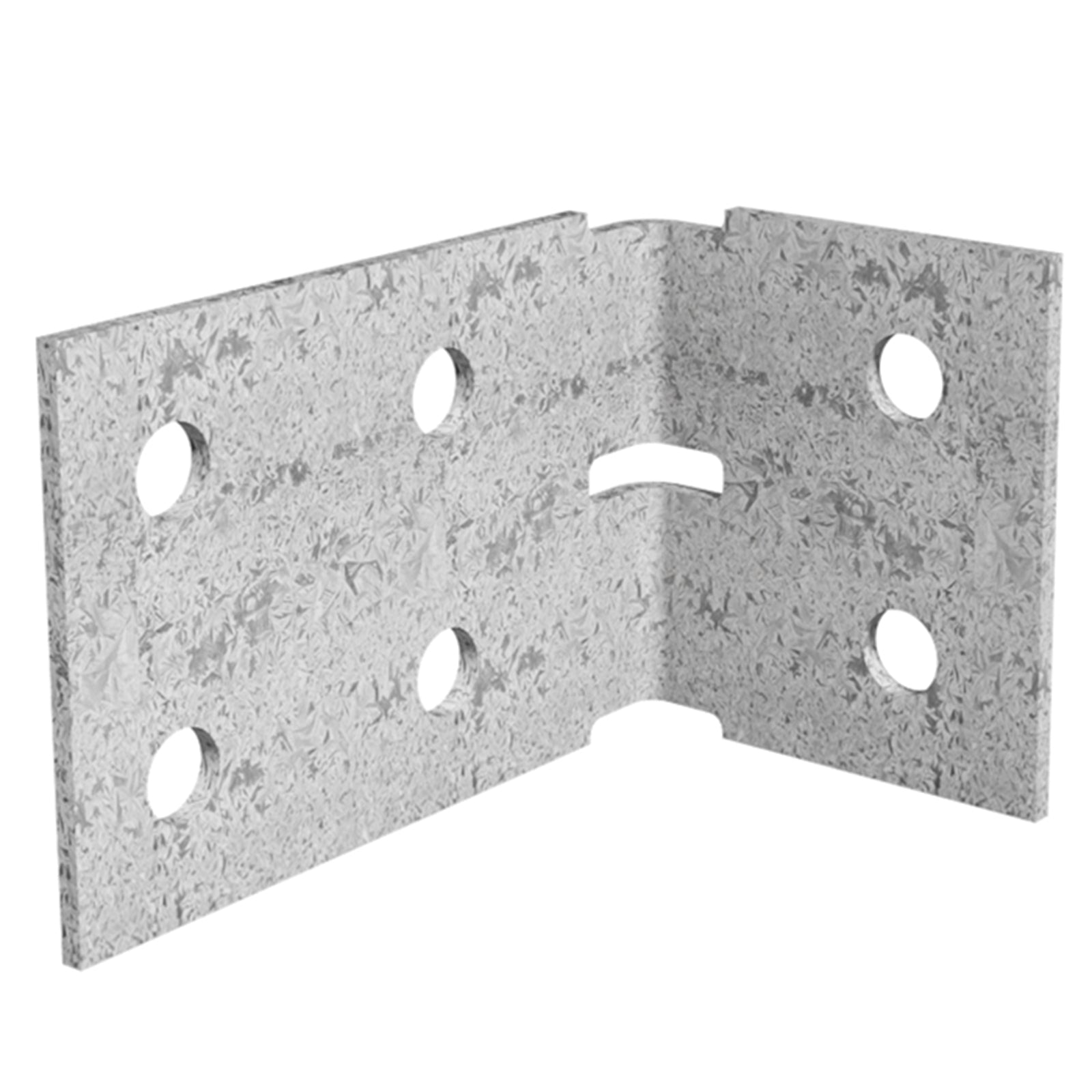 Dunnings 60 x 100 x 70mm M10 Galvanised Steel Angle Bracket