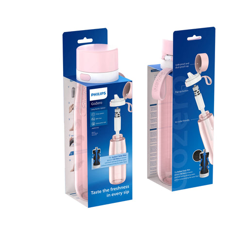 Philips GoZero Daily Straw Filtration Water Bottle XL 1065ml AWP2732