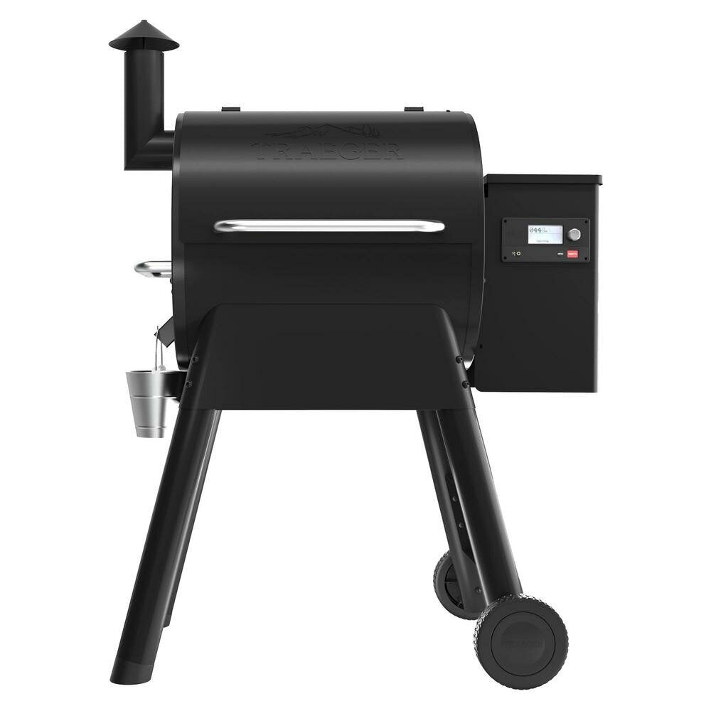 Traeger Pro 575 Wood Pellet Grill - WiFIRE, D2 Direct Drive, Transport Wheels, Black - TFB57GLEC
