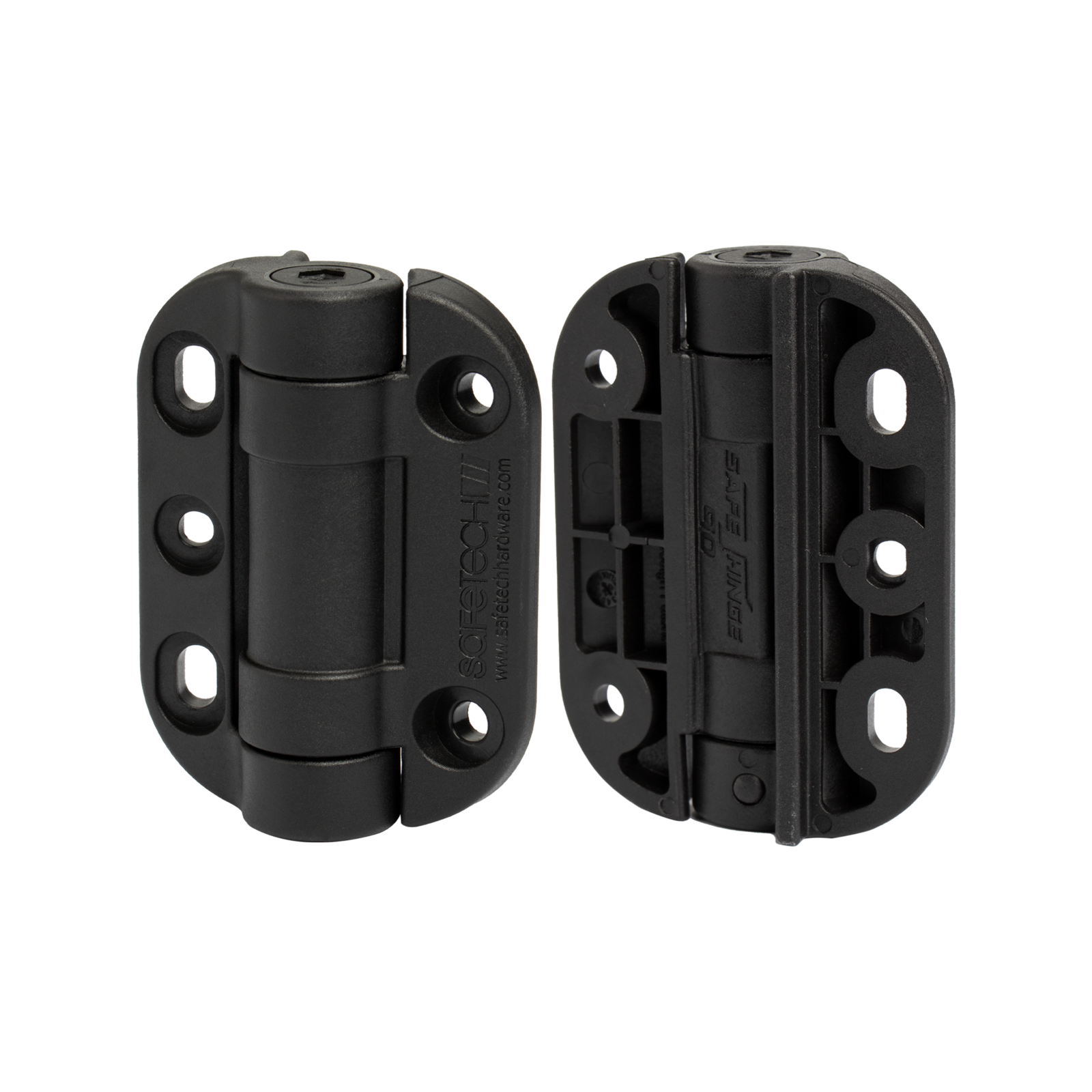ProtectorAl G8Safe Black Adjustable Pool Hinge, 70mm - Pair